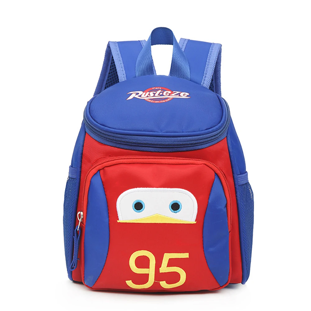 Disney Cars Kids Backpack Fashion Trend 3D Design Comfortable Suitable Scientific Storage High-quality School Bags Children Gift