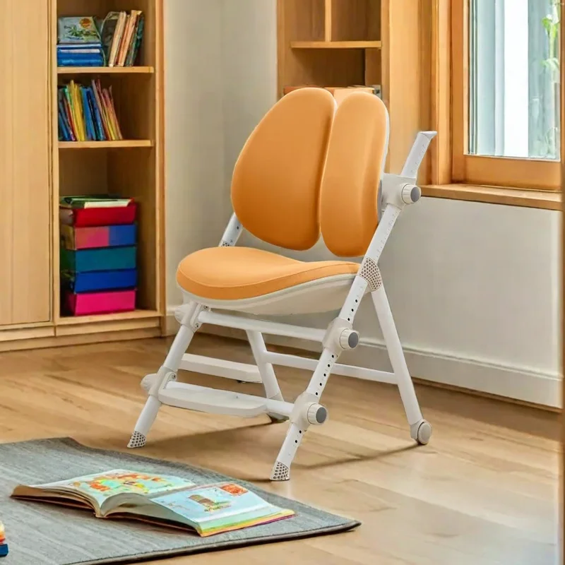 

Children Chair Child Designer Furniture Design Stool Girl Growing Kids Room Safety Seats Fauteuil Pour Enfants Study School LT