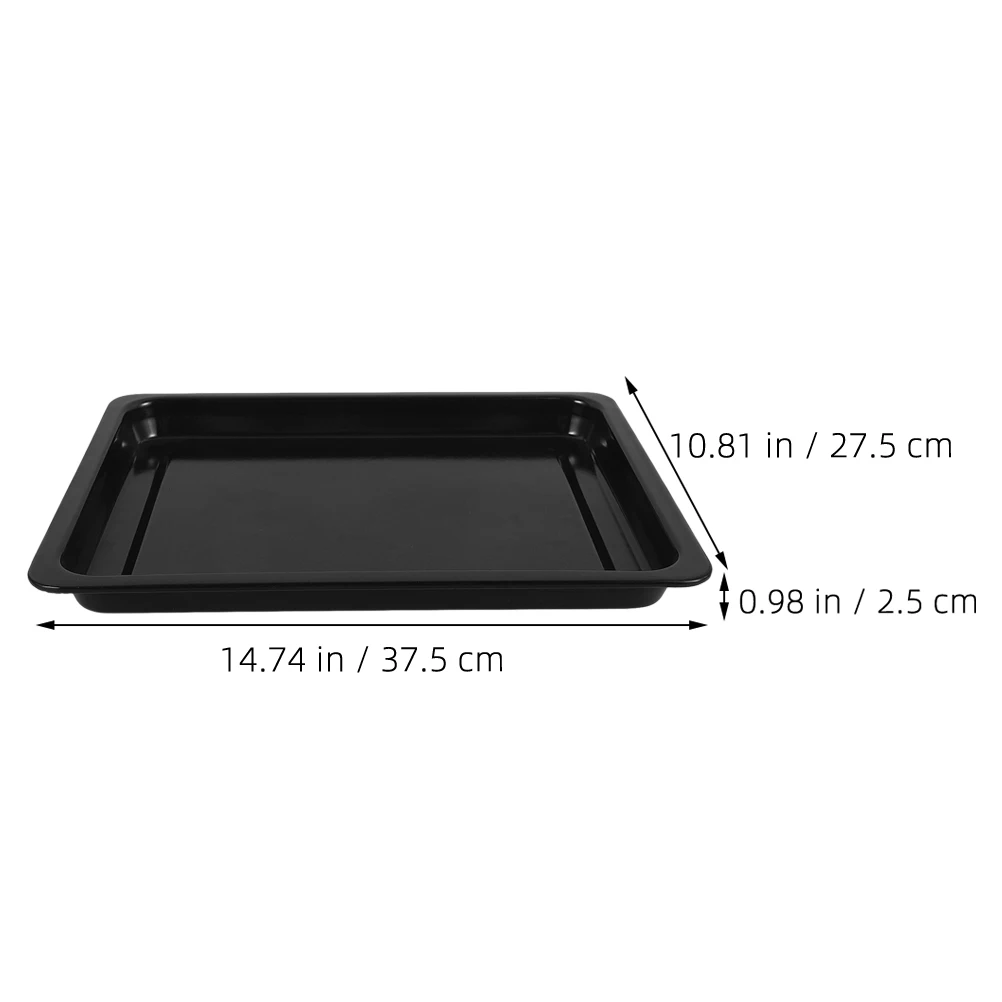 

Enamel Baking Pan Large Tray Induction Rectangular Bakeware Shape Biscuits Cookie Oven