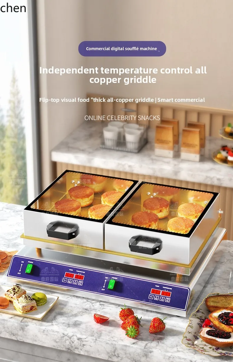 ZML commercial multi-function electric grill causeway grill muffin machine Internet celebrity snack machine stall artifact