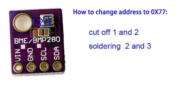 5/10PCS BME280 Sensor Module 5V Temp Humidity Pressure Sensor I2C/SPI 1.8-5V High Precision for Arduino & IoT