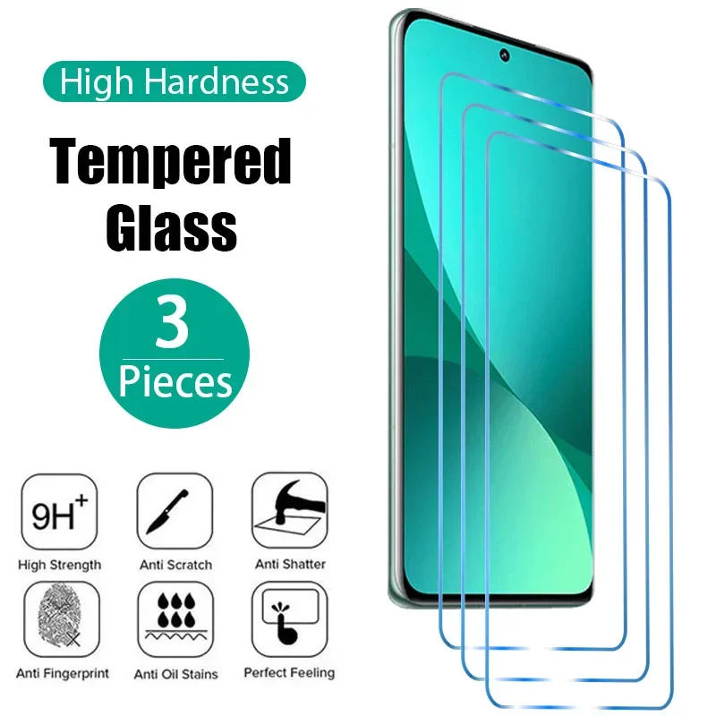 

3PCS Screen Protector For POCO X5 X4 Pro X3 GT NFC Protective Glass For POCO M5 M5S M4 M3 Pro 5G F4 GT F3 F2 Pro Tempered Glass