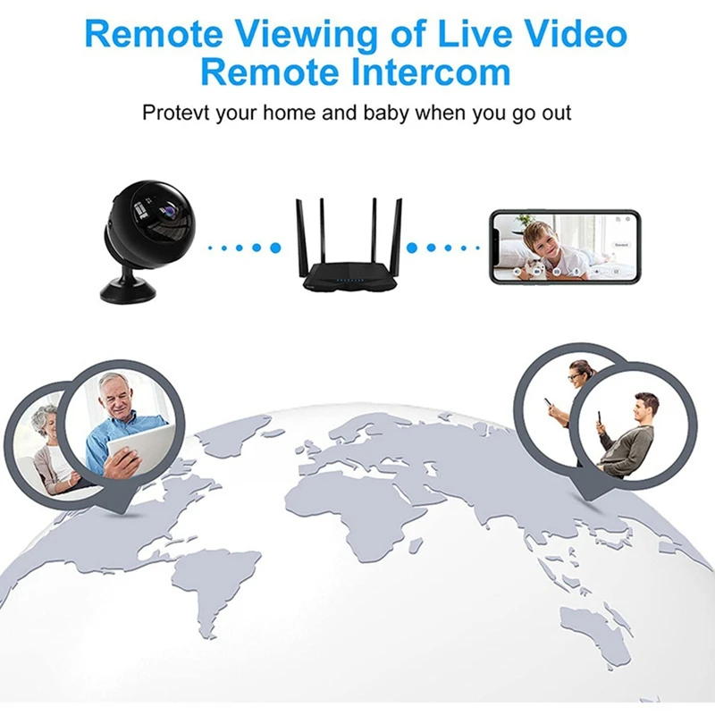 N11R- Fisheye-HD-Night-Vision-Smart-Home-Pequeno-Vigilância-1080P-Mini-Câmera-Wifi-Câmera--Segurança-Proteção-View Remoto