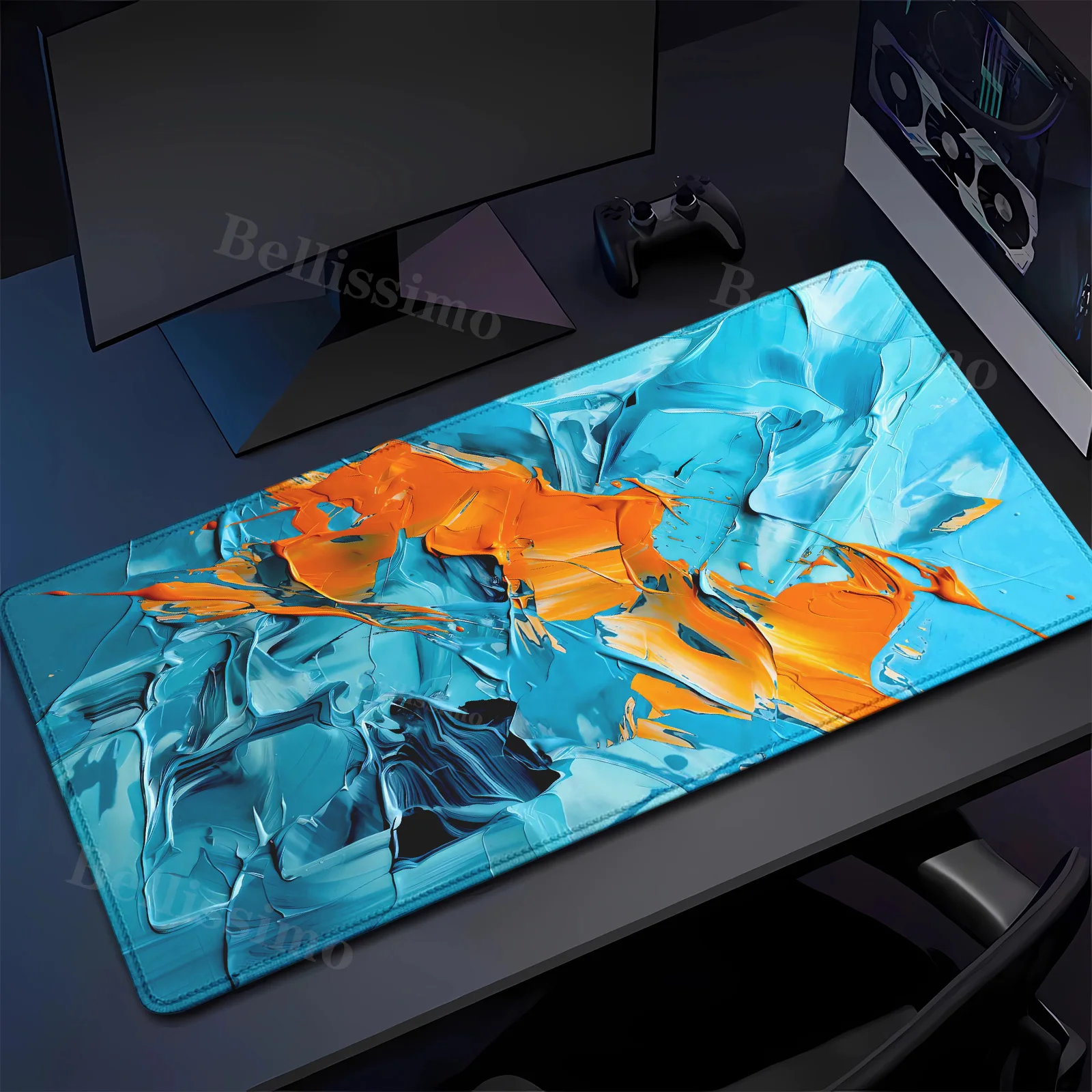 Strata Liquid Art Mouse Pad Computer Laptop Anime Keyboard Mouse Mat Large teclado Mousepad Keyboards Gamers Decoracion Desk Mat