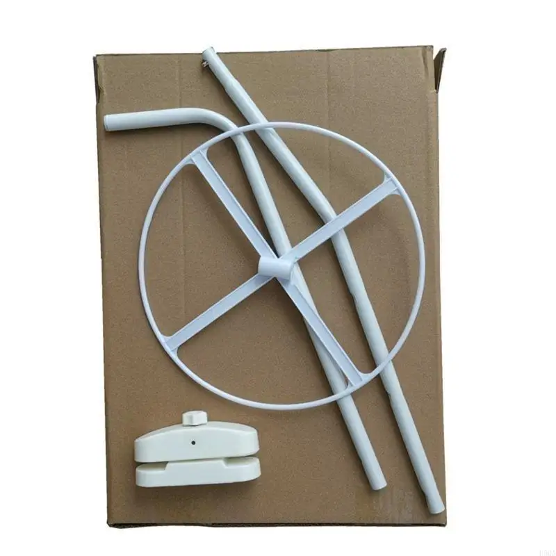 

D5QA Net Stand for Mosquito Netting Hanging Bed Net Holder Stand for Baby Kids Room Bar Frame Palace-Style Crib