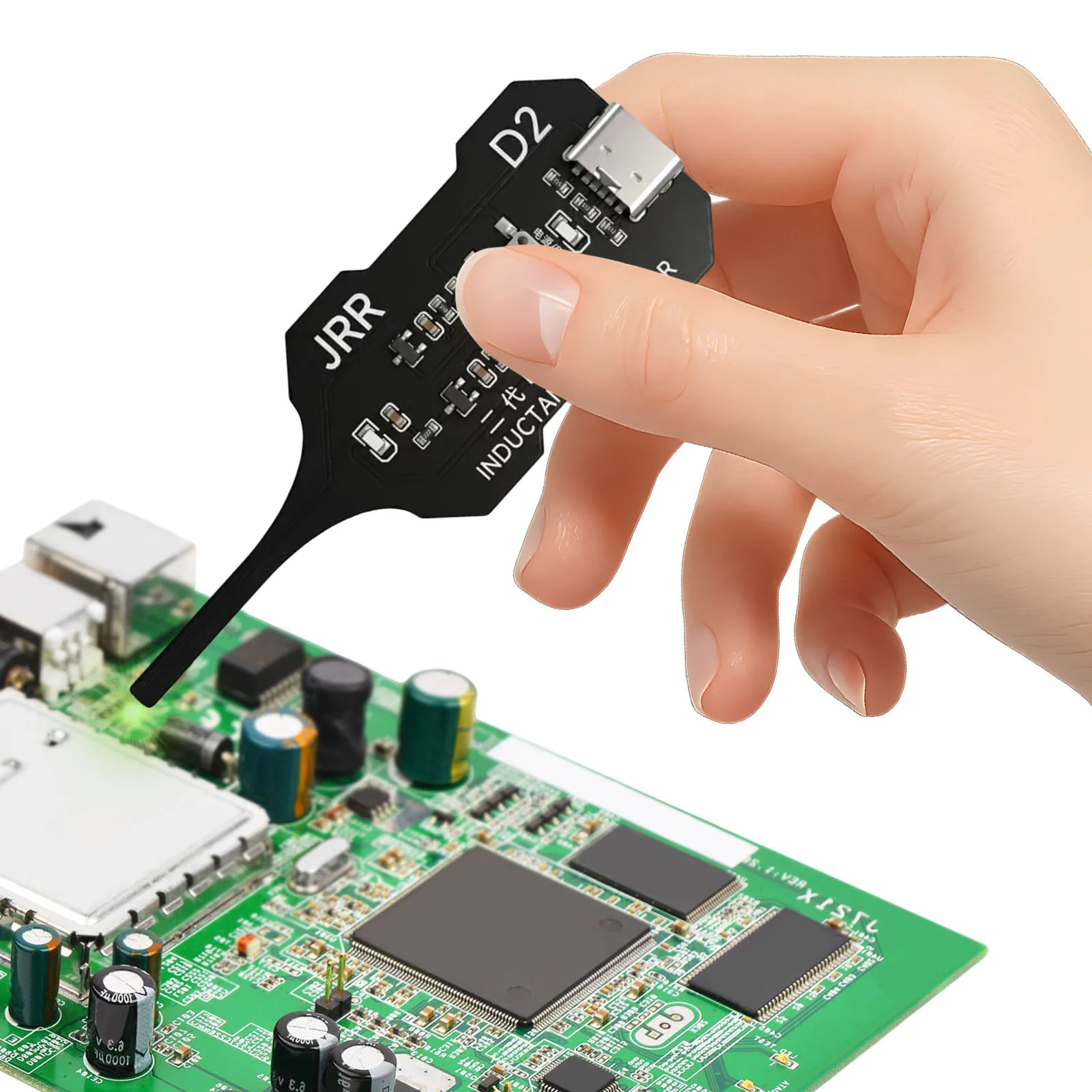 Type-C Inductance Tester Detector Portable High Sensitivity Pcb Fault Detector for Phone Motherboard Repair Quick Fault Location