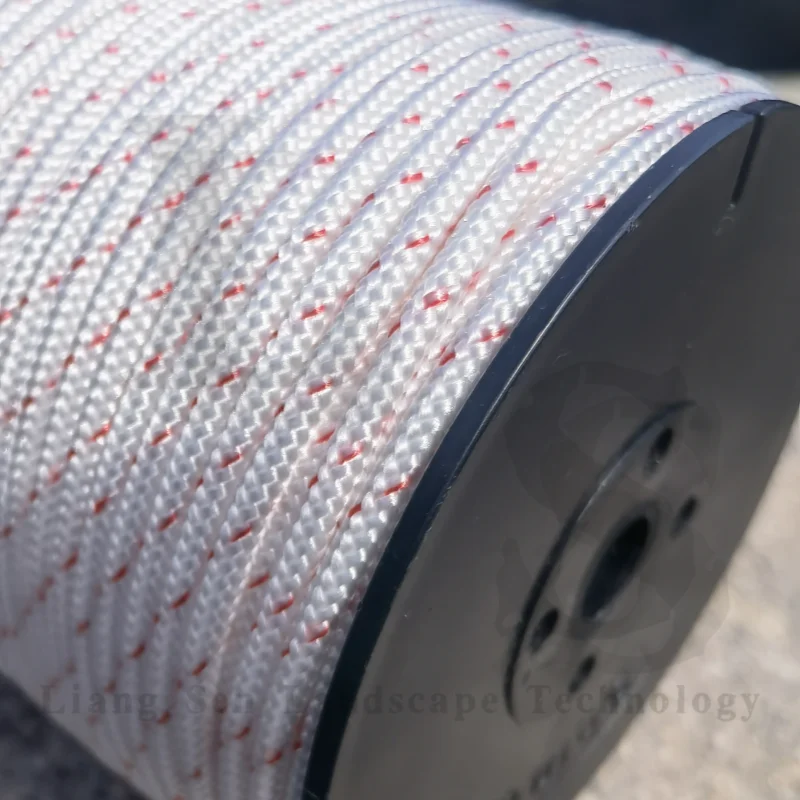 50 متر * 3 مللي متر/3.5 مللي متر/نايلون بولي كاتب حبل نكص محرك بدء سلسلة ل CG430 520 جزازة العشب العشب الانتهازي بالمنشار أجزاء المحرك #6