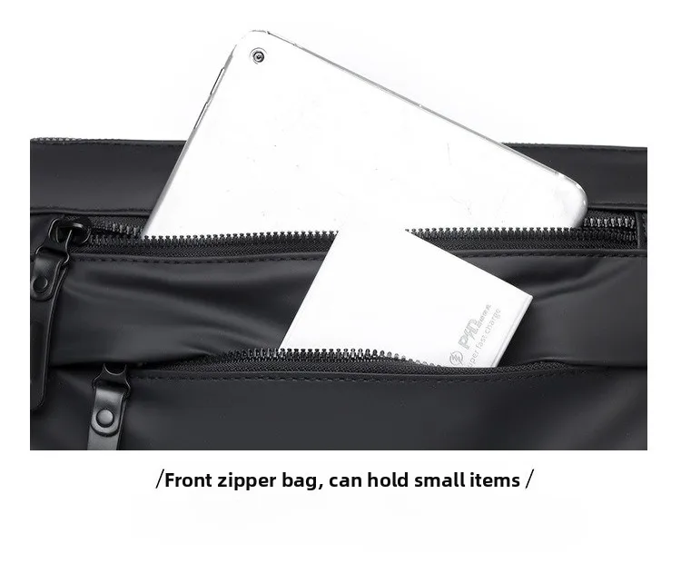 The New Men's Crossbody Bag Is Simple, Fashionable and Versatile. It Is A Multi-functional Waterproof Large-capacity Chest Bag