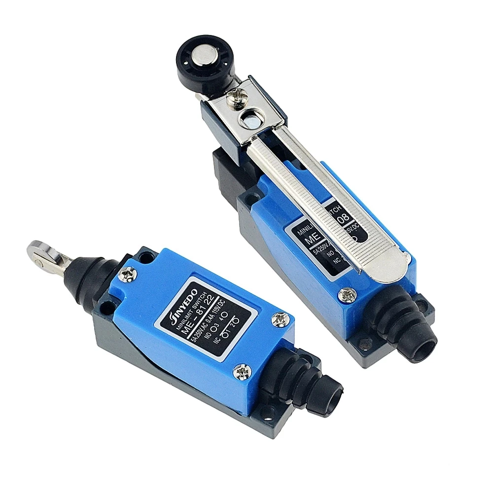 Limit Switch ME 8108 ME-8108 Rotary Adjustable Roller Lever Arm Mini Limit Switches TZ AC 250V 5A NO NC 8107 8104 8111 8112 9101