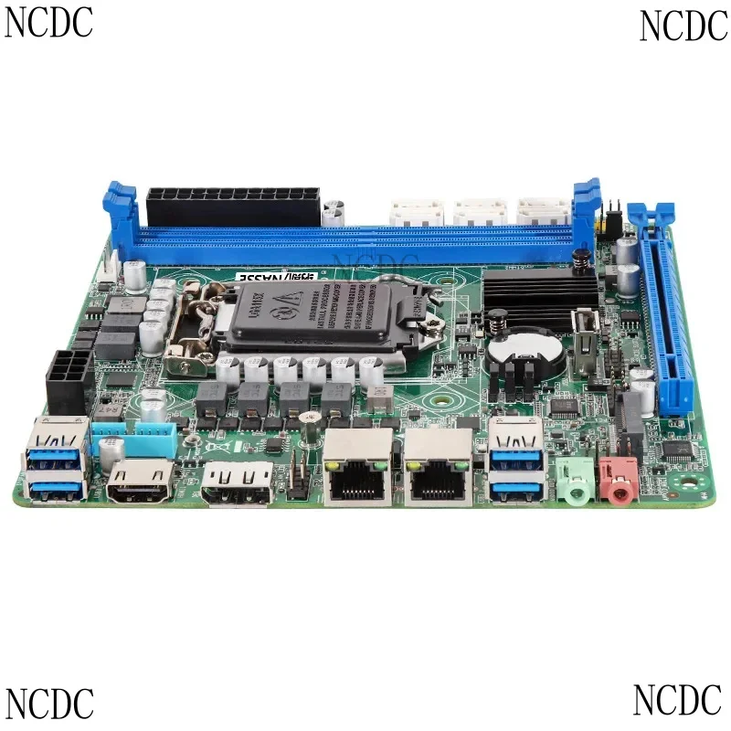 Z270 Black Synology NAS Soft Router, Split Storage ITX Computer Motherboard Supports 6-9Th Generation CPUs