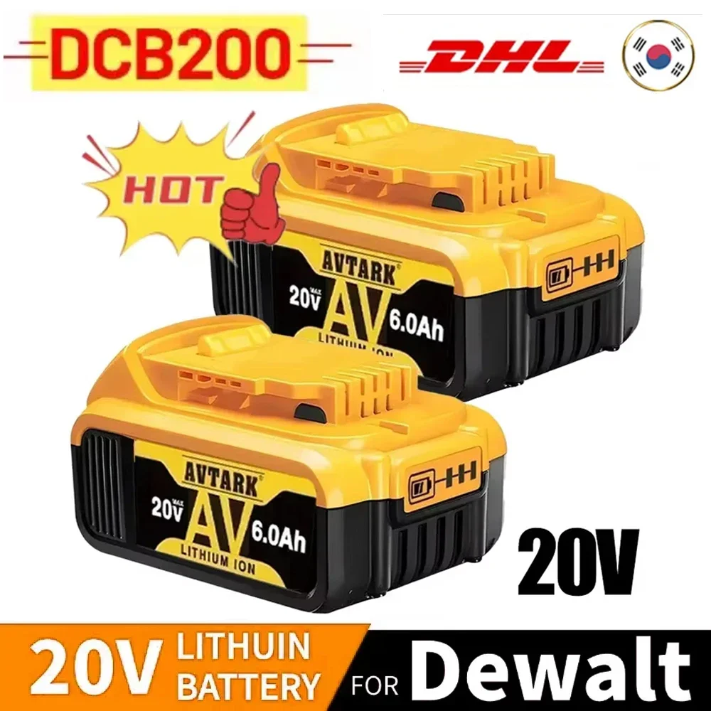 

Original for DEWALT 18V 12.0Ah Battery & Charger - DCB115, DCB200, DCB118 - Fast Charging Lithium Tool Battery, 100% Genuine