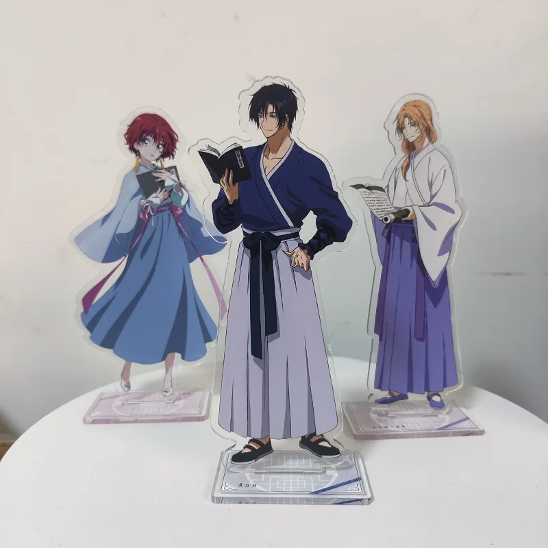 Anime Akatsuki No Yona Figures New Style 15CM Acrylic Stands Model Character Haku Suuon Kijia Standing Sign Creative Fans Gift