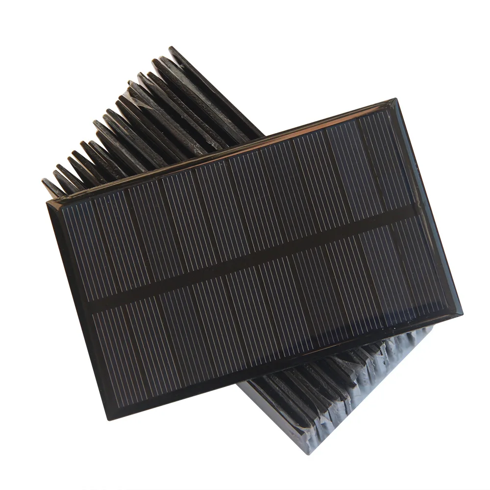 Factory Price 1.2W Small Size Solar Panel 5V Epoxy Solar Cell for Small Home Lighting System DIY Solar Charger 110*69MM 200PCS