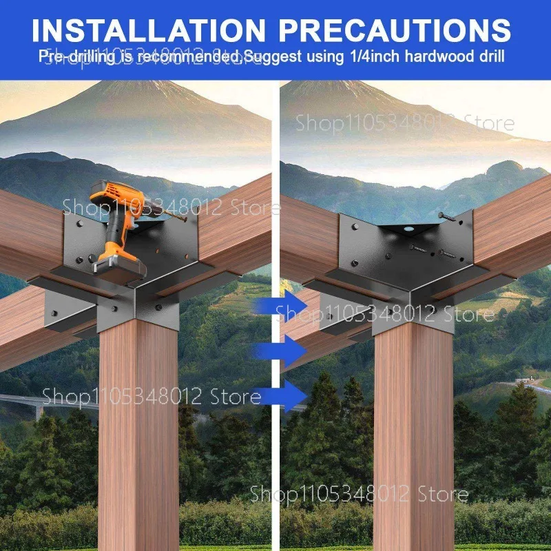 lumberdiy-pergola-brackets-suitable-fpergolas-heavy-alloy-steel-pergola-kit-with-3-way-brackets-for-4-x-4-actual-36-x-36