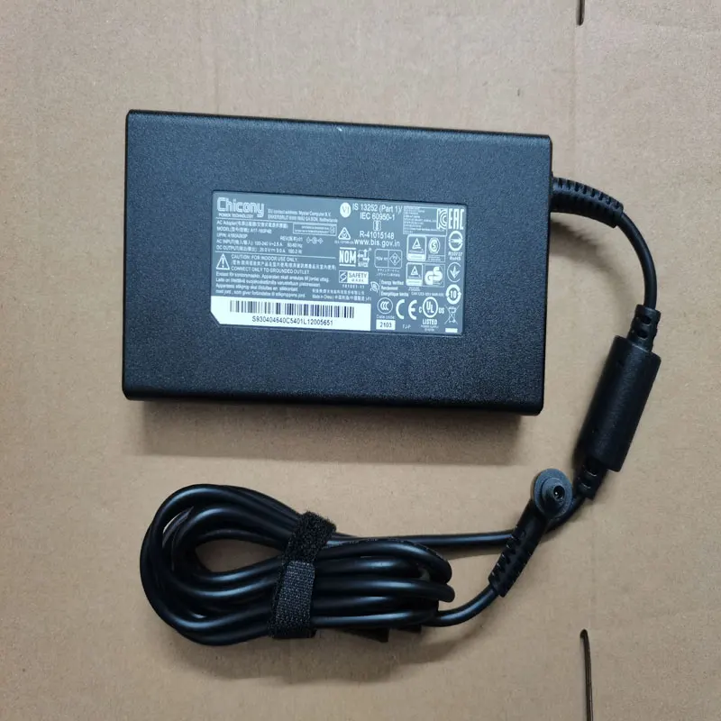 

NEW Slim OEM Chicony 20V 9A 4.5mm 180W A17-180P4B AC Adapter For MSI Katana GF76 12UGS-053 i7-12700H RTX3070Ti Original Puryuan