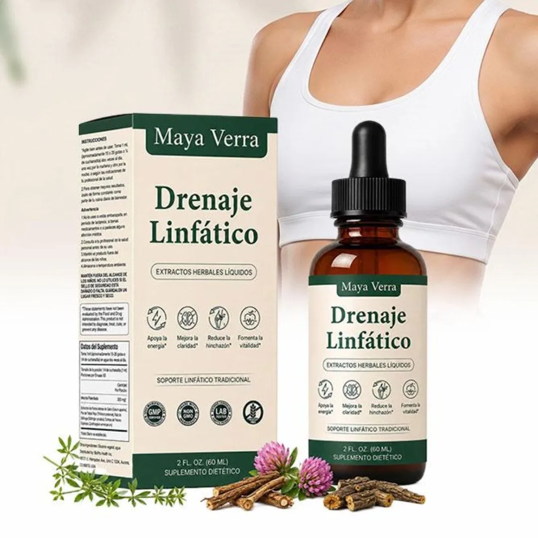 Natural Serum Lymphatic Support Drops 60ml Nutrient Drops Body Care Circulation Improvement Supplement Gentle Daily Nourish New