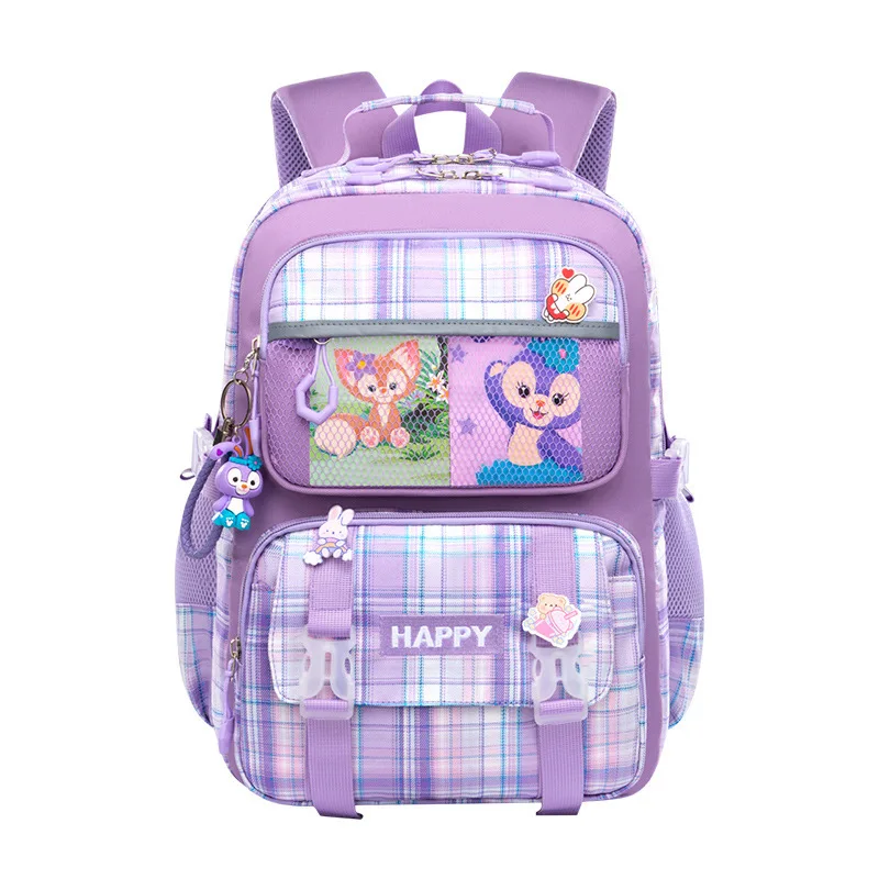 Disney-Star Dailu Cartoon Animation Lightweight Ridge Sac à dos pour enfants, sac d\'école étanche confortable