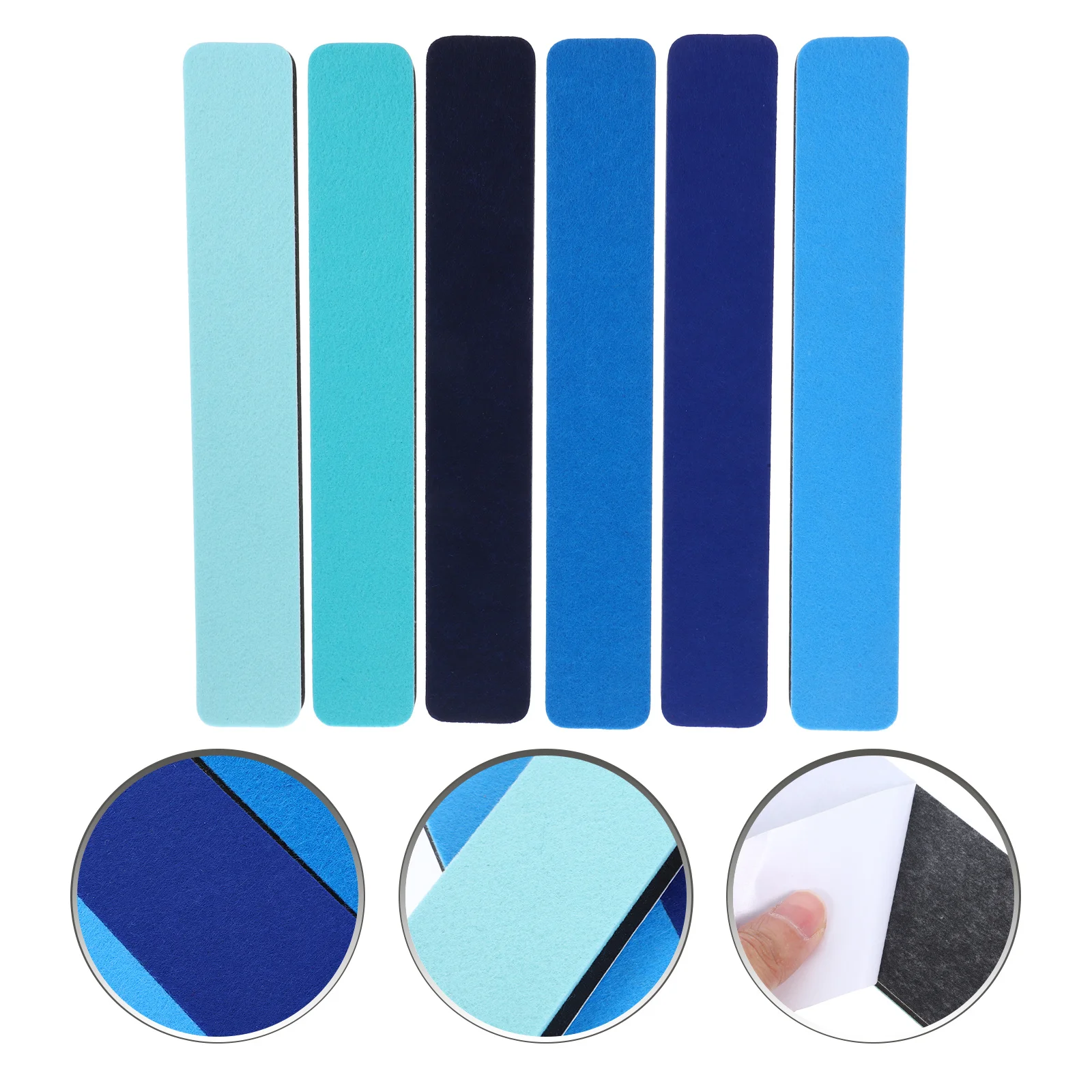 6 قطعة ورأى الحائط لوحة الإعلانات شرائط لوحات مذكرة ذاتية اللصق المنزل مكتب الفصول الدراسية عرض لوحة الحائط Pinboard #5