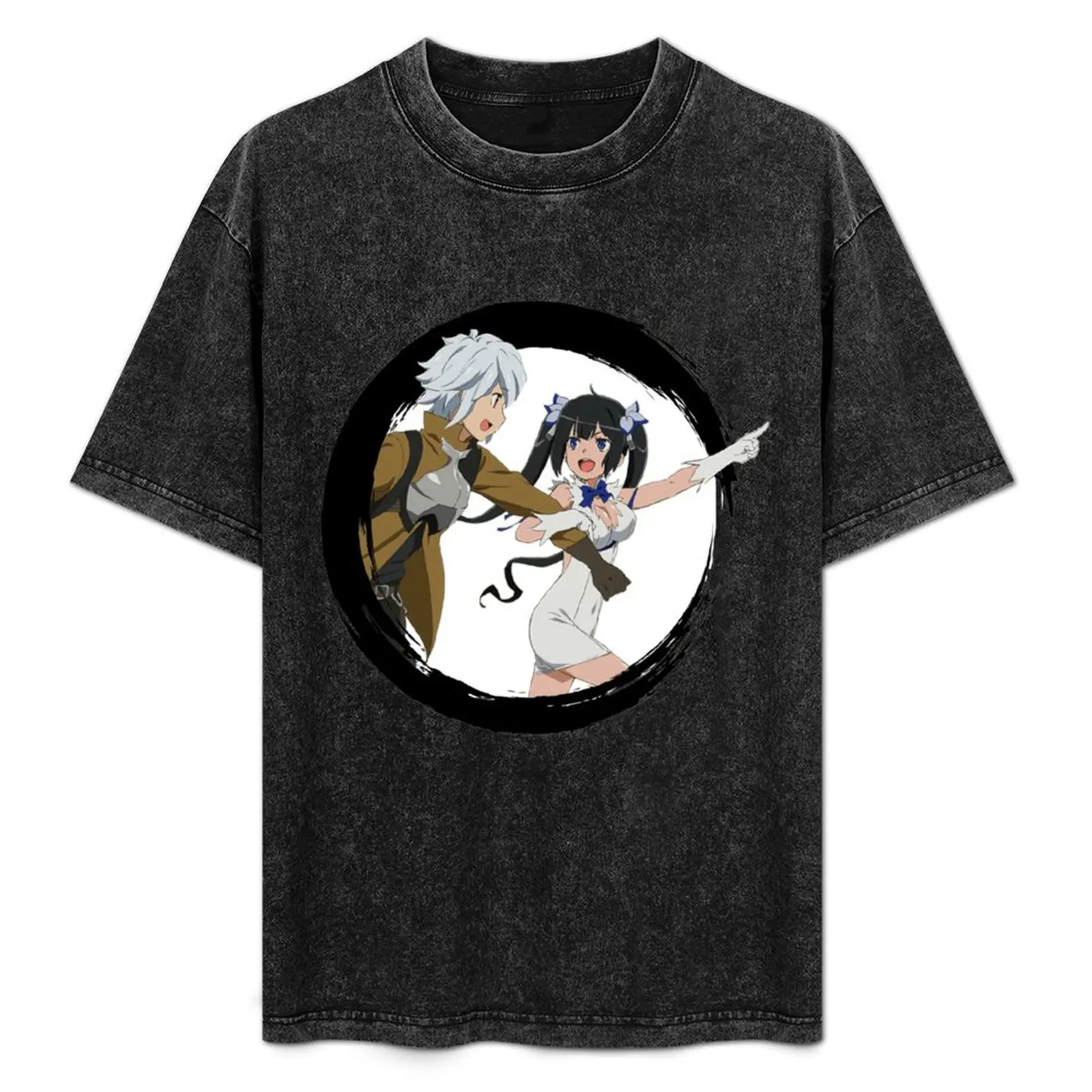 

Bell and Hestia, Danmachi, is it wrong to try to pick up girls in a dungeon T-Shirt gifts for boyfriend men t shirts