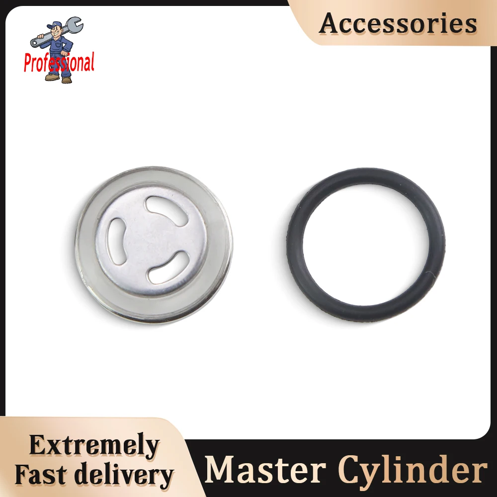

Motorcycle 18mm Master Cylinder Brake Pump Oil Window Mirror Sight Glass Gasket Accesories For Honda Kawasaki BWM Yamaha T700