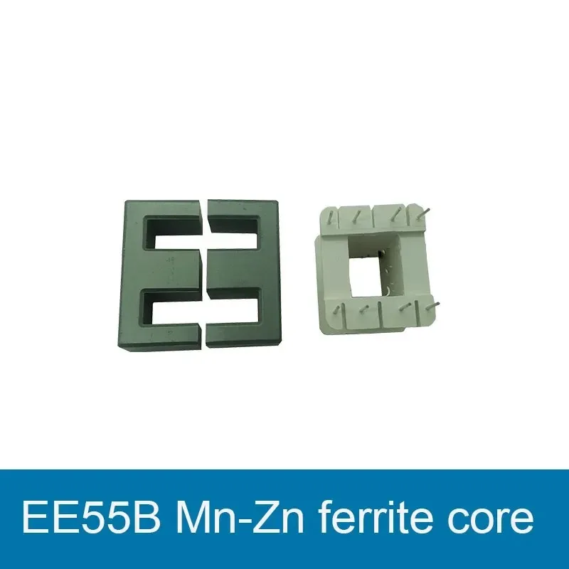 

Мягкий магнитный сердечник EE55B с вертикальной рамой 4х4, высокомощный марганцево-цинковый феррит, материал для трансформаторов PC40