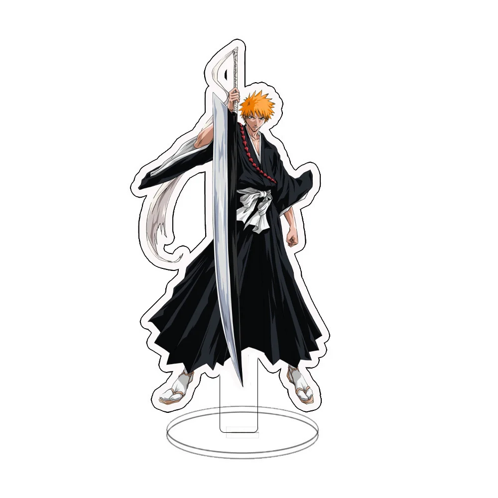 Anime BLEACH Acrylic Stand Keychain Model Figure Cosplay Plate Holder Topper Birthday Fans Christmas Desk Decor Plate Gift 15cm