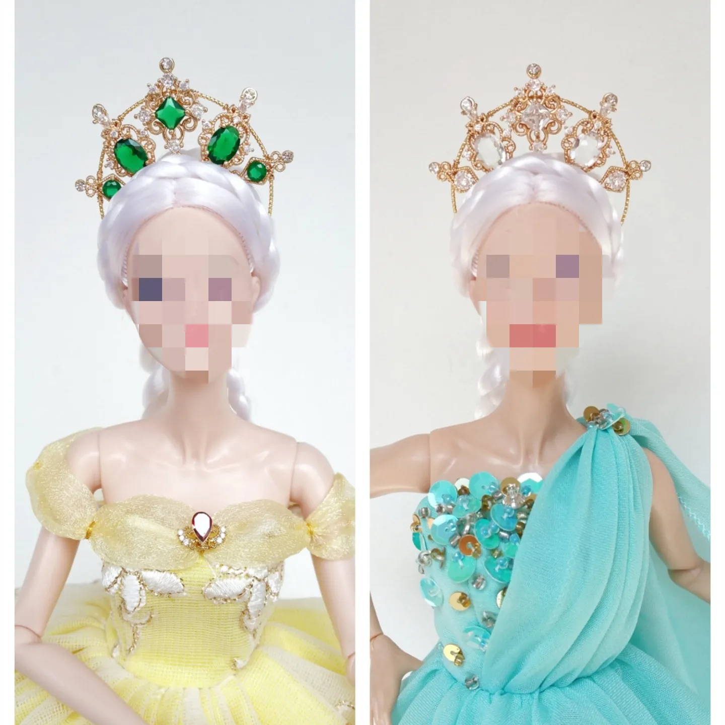 Doll accessories headdress 1/6 doll zircon crown free shipping