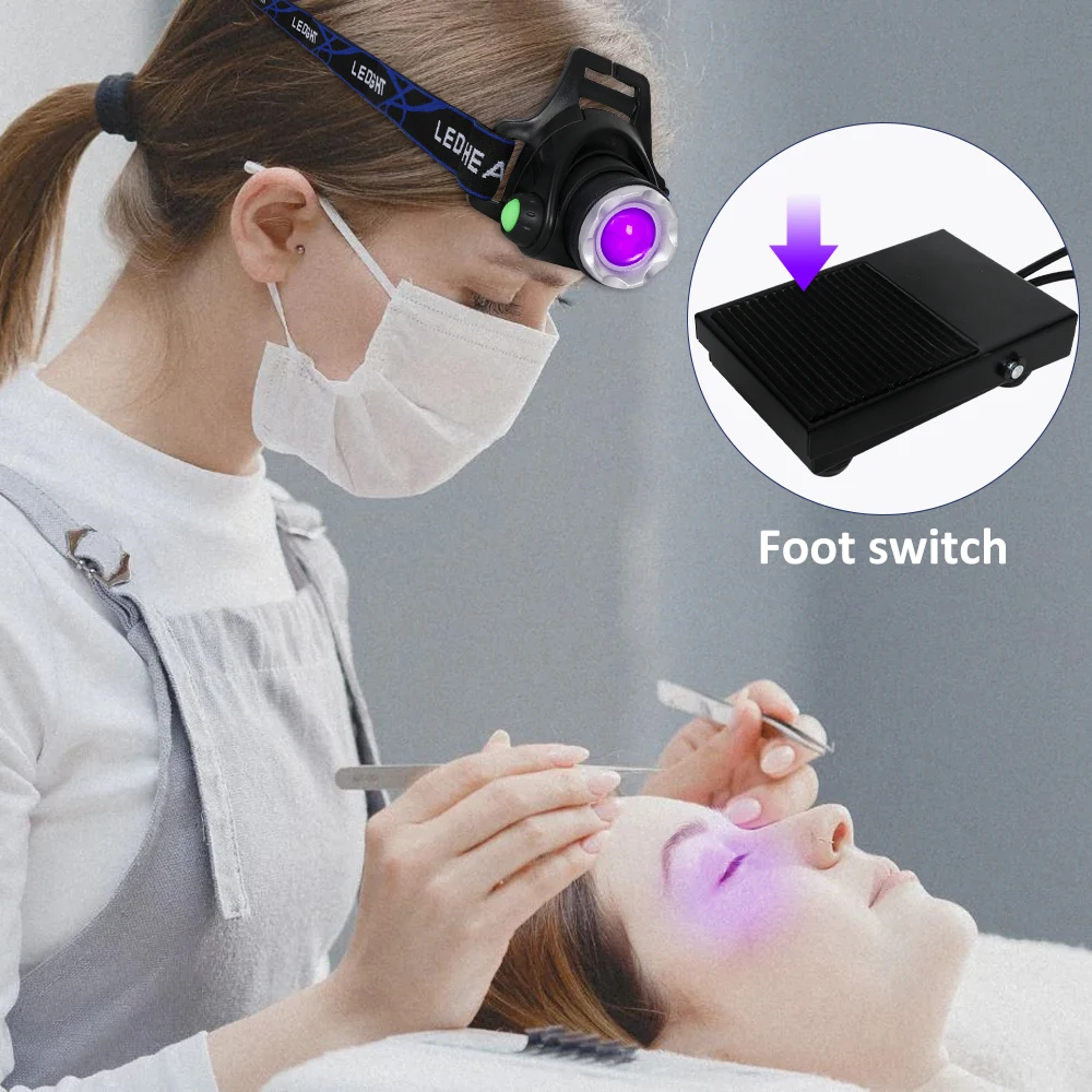 UV-Wimpernlampe für Wimpernverlängerungen, Boden-UV-Gel-Nagellampe mit Fußpedalsteuerung, UV-Nagelhärtungs-Wimpernlampe – Detail 10