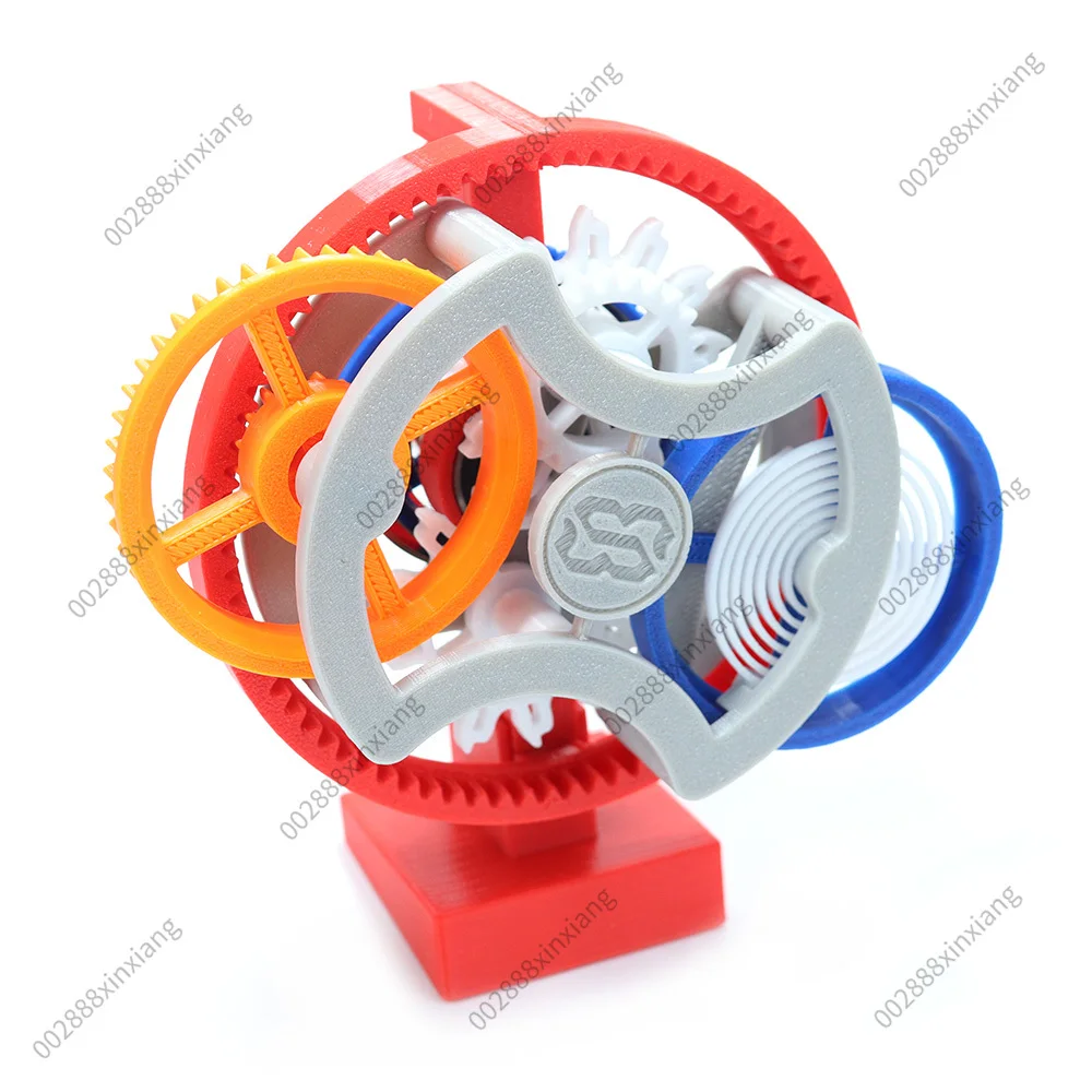 Tourbillon Mechanical Model Escapement Structure Principle Device Mainspring Power Gear Transmission Teaching Model