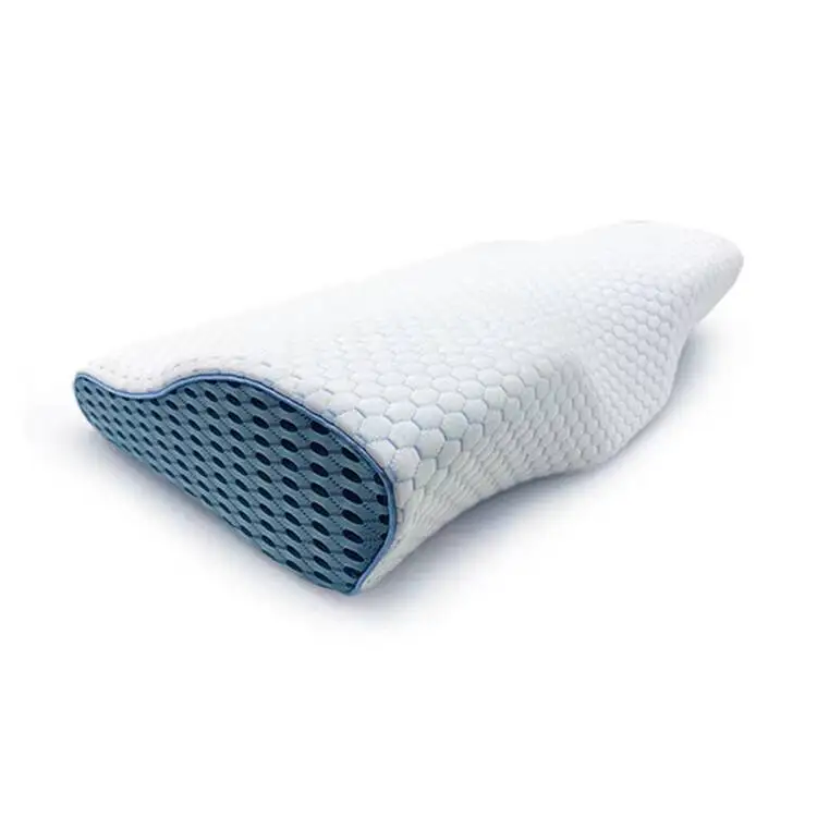 

Удобная волнистая форма для шеи поддерживает подушку из пены с эффектом памяти. Подушка для кровати с эффектом памяти. Контур шейки матки для сна, настроенная в области шеи.