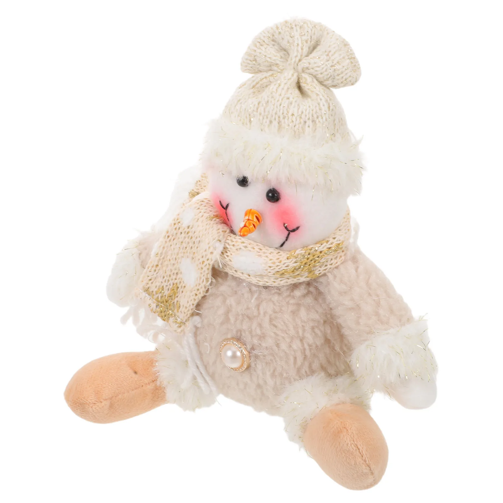 ديكور صغير معلق لرجل الثلج الرائع لموسم العطلة وشجرة عيد الميلاد ونافذة عرض الطاولة وديكور داخلي لعيد الميلاد #1