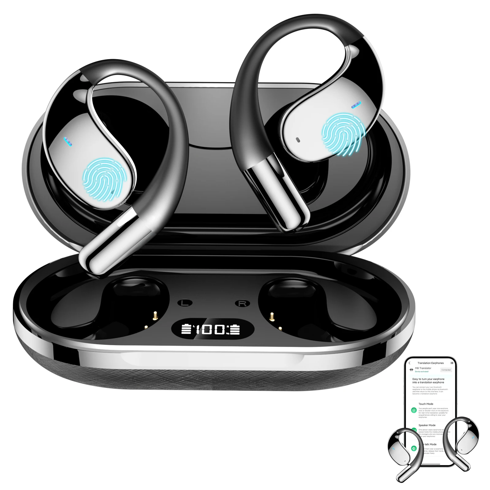 

Наушники-переводчики языков поддерживает 150-язычное онлайн-устройство голосового переводчика в реальном времени