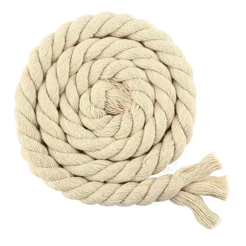 2 Meter 5–20 mm, 3 Aktien, Makramee-Baumwollseil, geflochten, gedrehte Schnur, DIY-Dekoration, Seile, Tasche, Bastelschnüre, Nähzubehör