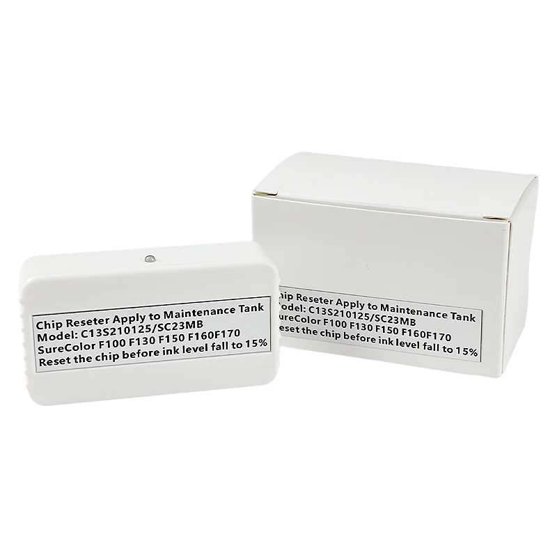 1PCS/2PCS SC23MB Wartung Tank Chip Resetter Für Epson SureColor F100 F130 F160 F170 SC-F100 SC-F130 SC-F160 SC-F170 Drucker