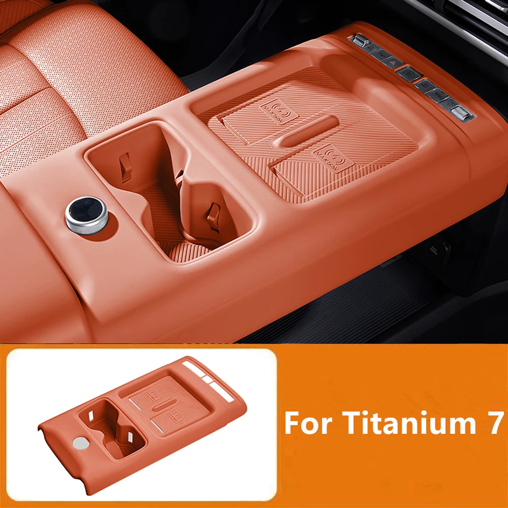 

Car Center Control Panel Silicone Protective Cover For Formula Titanium 7 2025 Water Cup Central Control Panel Protective Pad
