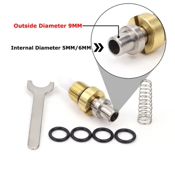 Nowy Airforce Condor Talon SS zawór stałego ciśnienia regulator wylot trzpień sutka garnitur drążek wydechowy rozmiar otworu wentylacyjnego 9MM