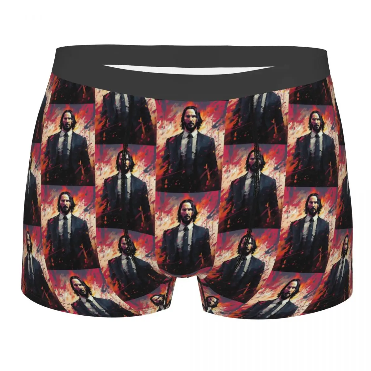 

Keanu Reeves Men Boxer Briefs Highly Breathable Underwear Top Quality Print Shorts Gift Idea