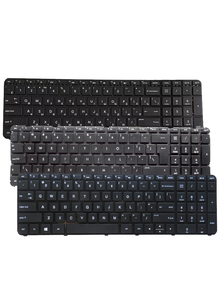Klawiatura do laptopa US/UI/RU/SP Angielska/Rosyjska/Hiszpańska NOWA do HP Pavilion Sleekbook 15-B 15T-B 15Z-B TPN-Q113 TPN-Q114 RT3290 — zdjęcie 2