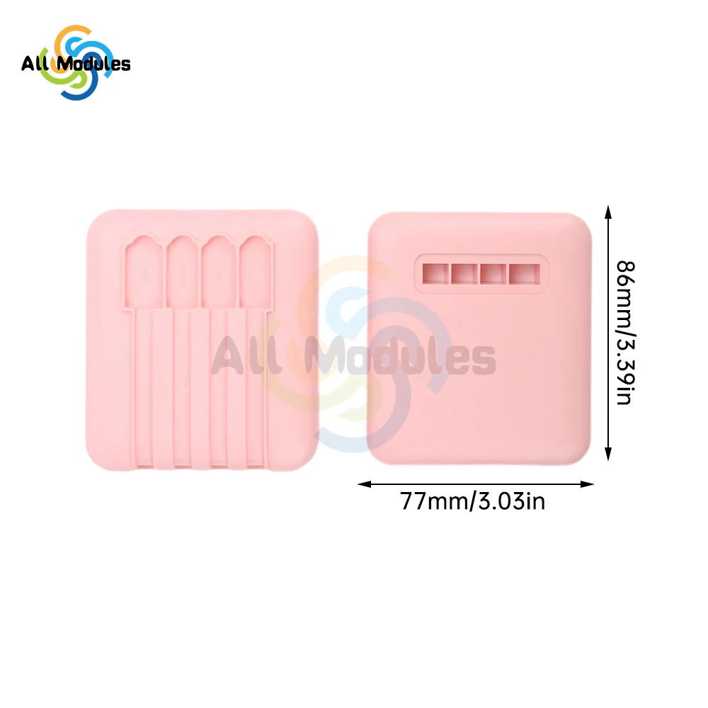 Power Bank Case Kit Self-wired Detachable 4-wire 3*18650 Battery Mobile Power Kits DIY Charging Treasure Kit With LED Light