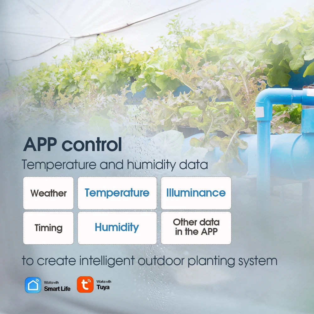 Zigbee kompatybilny z WiFi Monitor temperatury wilgotności gleby Bezprzewodowy inteligentny czujnik cieplarniany Wodoodporny wewnętrzny Tester