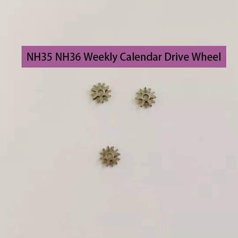 Watch accessory brand new original week calendar transmission wheel suitable for precision NH35 NH36 movement