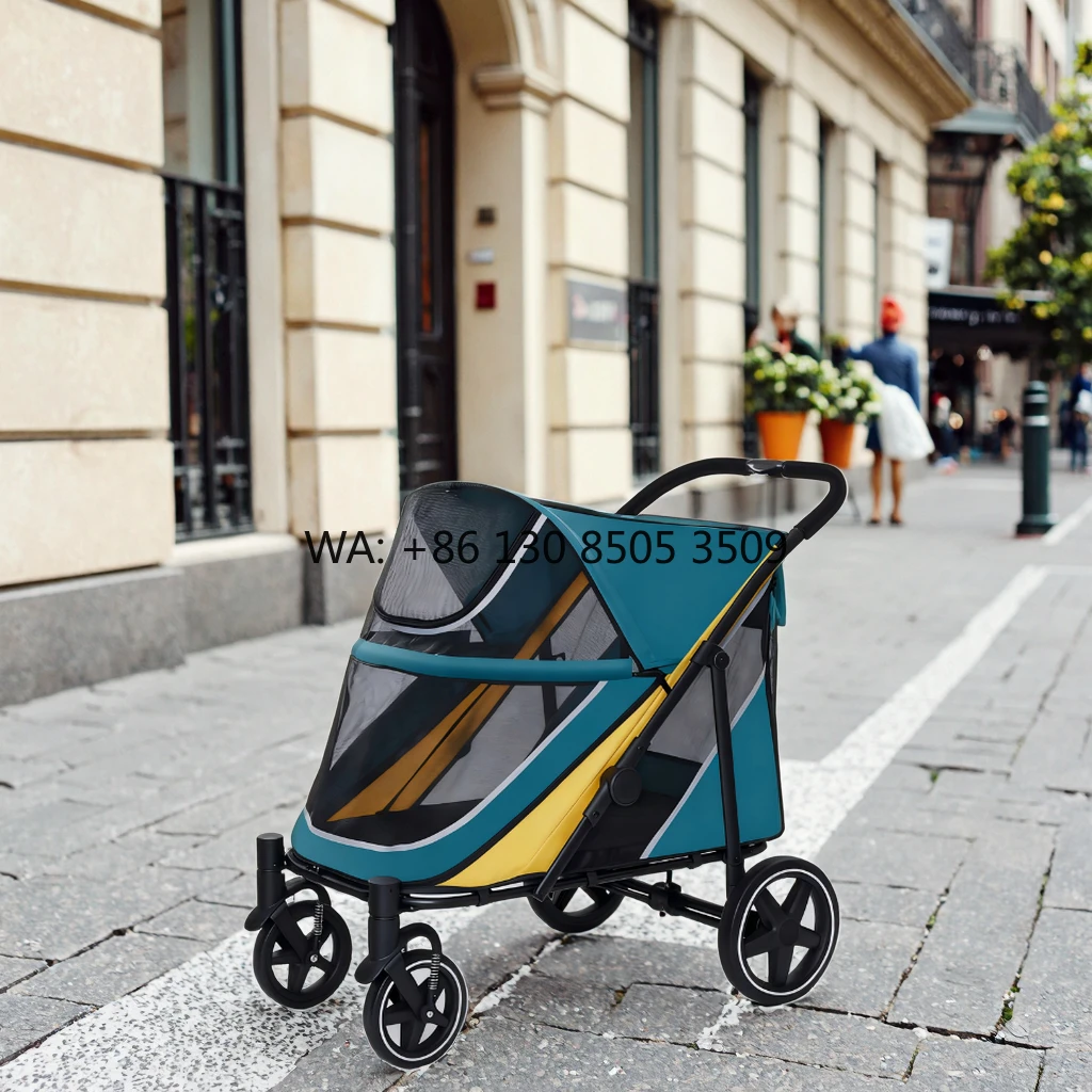 

Hot Sale Pet Strollers for Dogs Luxury Pet Stroller Pet Trailer Carts Dog Bike Trailer for a Walk
