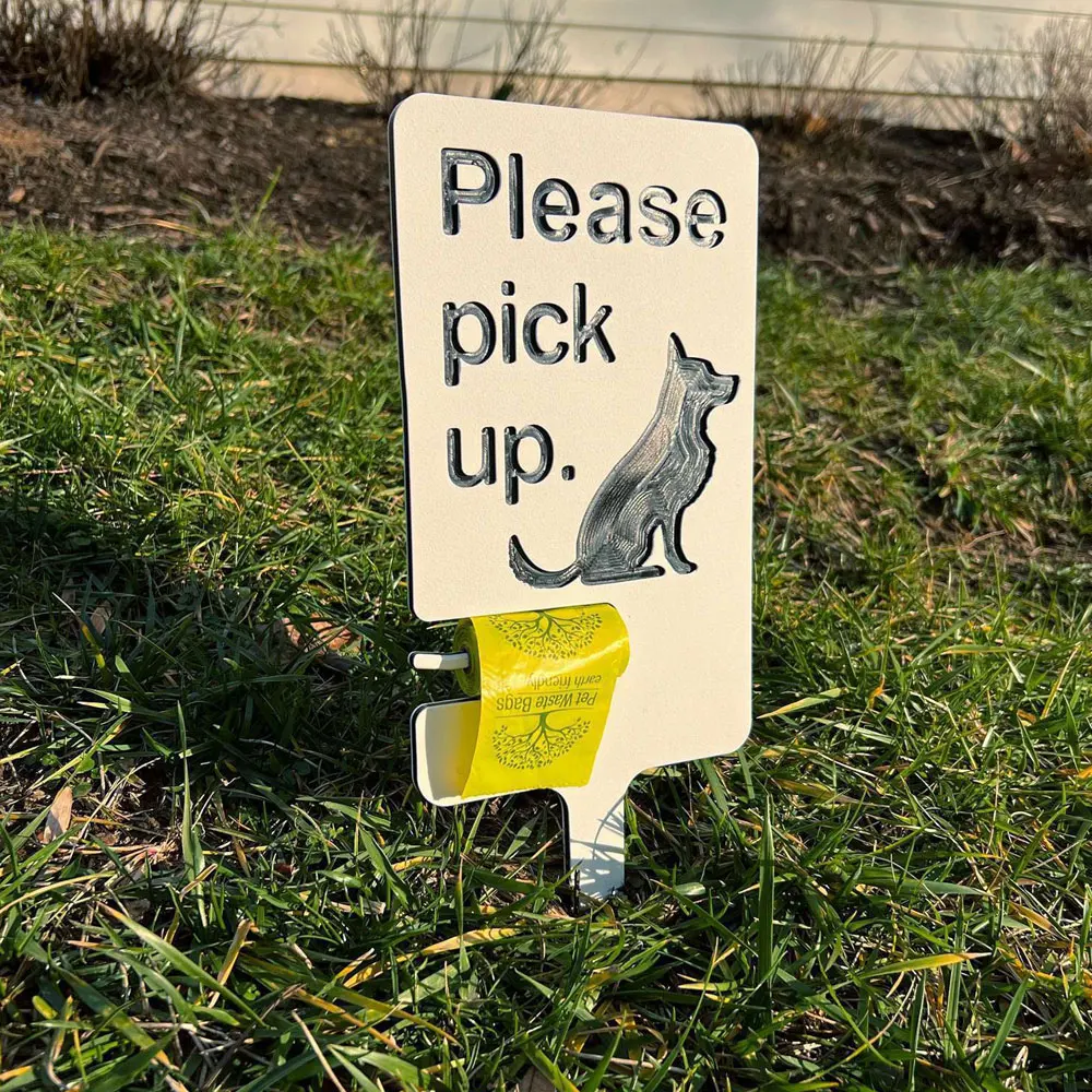 I Saw It Dog Poop Sign Holder Dog Sign Please Clean Up Your Pet Poop Fun Yard Insert Sign Funny Dog Poop Warning