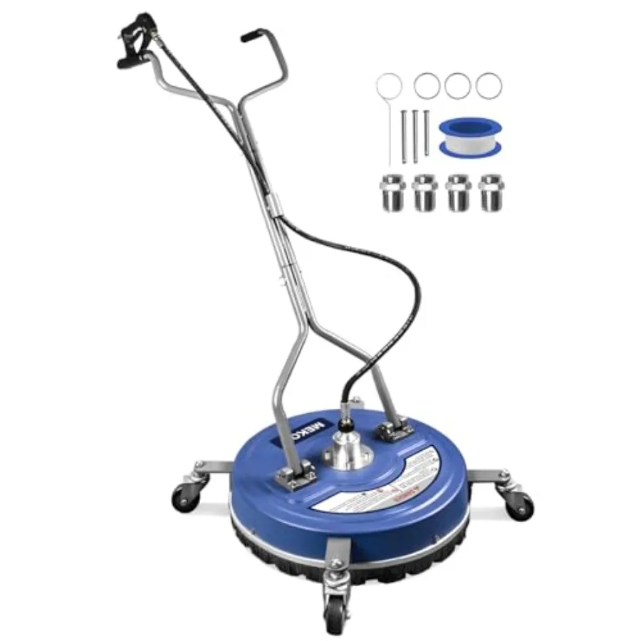 

Насадка для очистки поверхностей для мойки высокого давления 20'' 4500PSI с колесами, аксессуар для мойки высокого давления