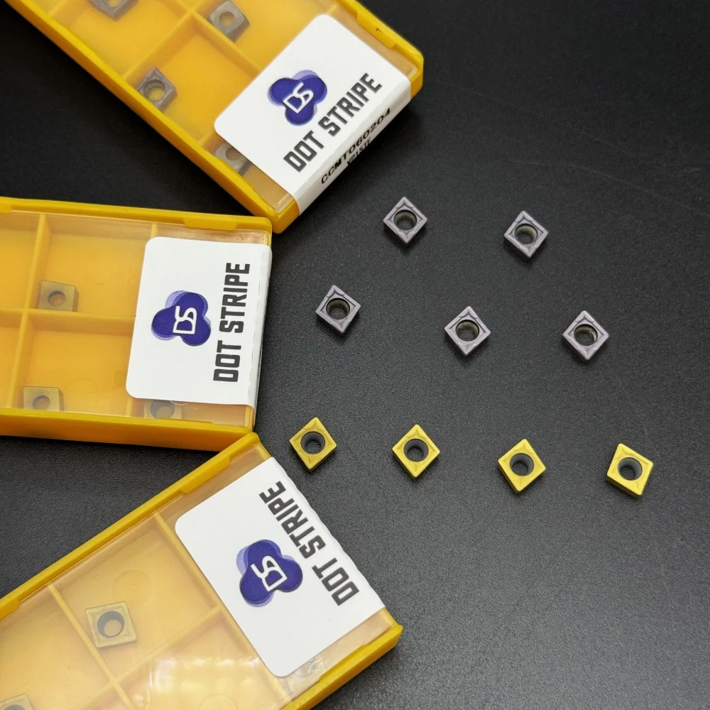 

Твердосплавная вставка CCMT060204 Токарный инструмент для станка с ЧПУ Внутренний токарный станок CCMT 060204 Фреза