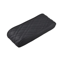Leather Car Centre Console Armrest Mat Interior Auto Arm Rest Storage Box Lid Cushion Cover Pad for Smart 451 453 Fortwo Forfour