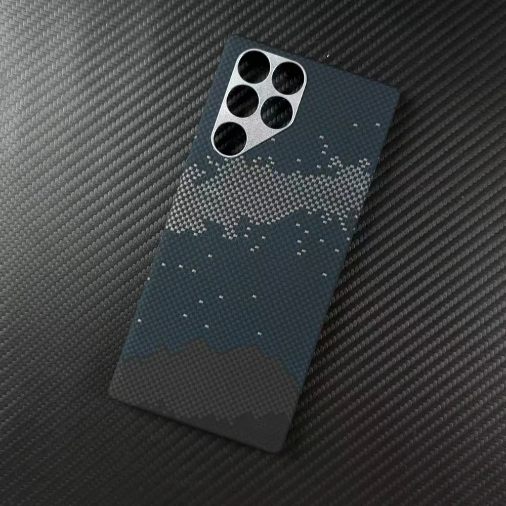 ل Red Magic 11pro جراب هاتف محمول ألياف الكربون 11pro + زائد ضوء رقيقة المغناطيسي العارية المعادن الراقية الأعمال الغطاء الصلب