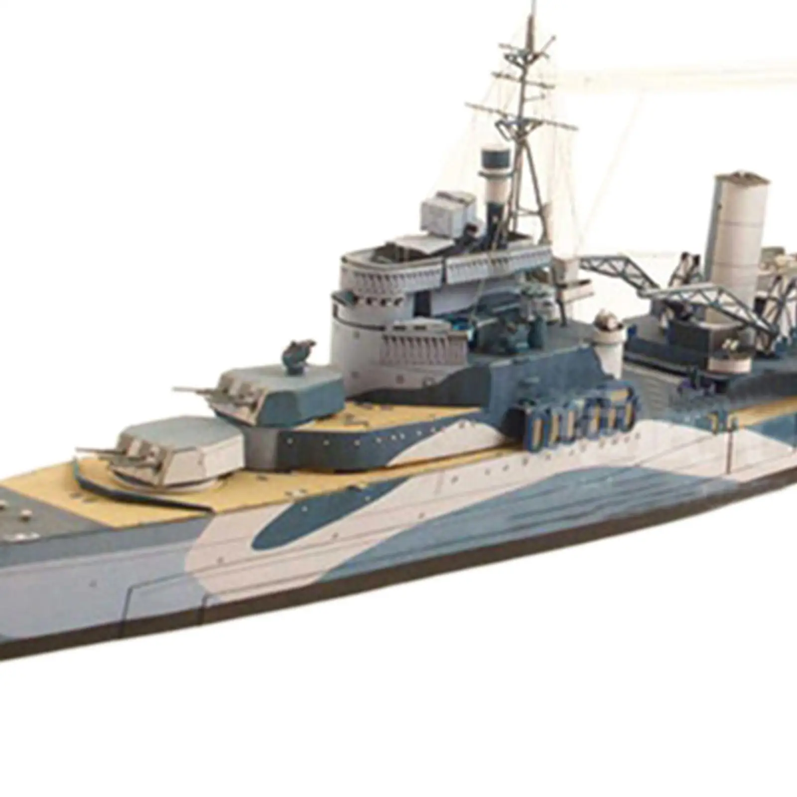 1/400 Kertas Model Seni dan Kerajinan Buatan Tangan Cruiser Puzzle 3D
