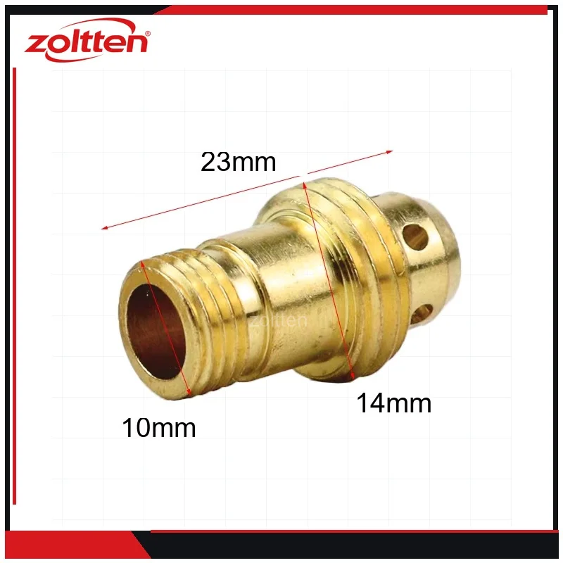 150A TIG Torch Copper Collet Bodies Flow Distributors Tungsten Collet Heads and Back Cap Parts