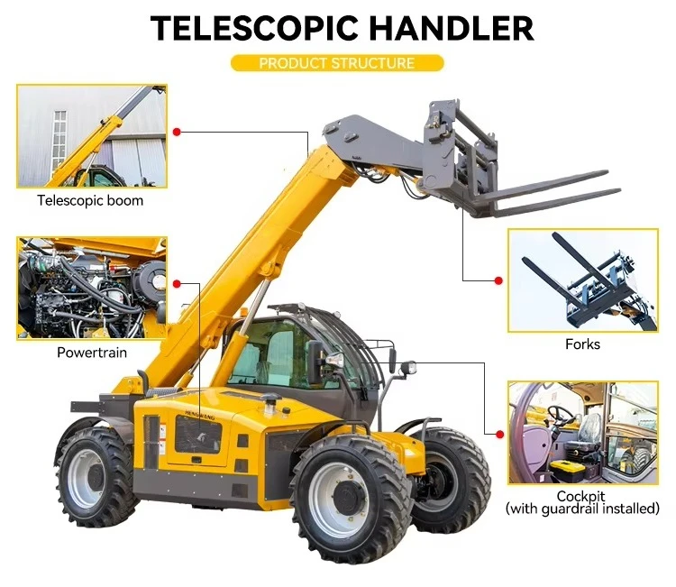 Telescopic Forklift price 3ton Lifting Height 7 m Telescopic Forklift Telehandler for Sale